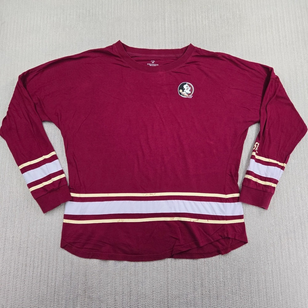 Florida State Seminoles Shirt Womens Large Long Sleeve Graphic ACC Football